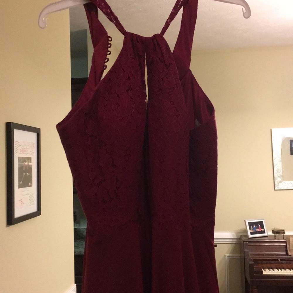 Berry Red Bridesmaid Dress Size 12